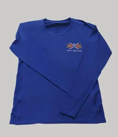 Blue, Long Sleeve Tech Wear