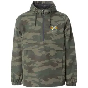 Gun Range Hot Brass Graphic Nylon Anorak