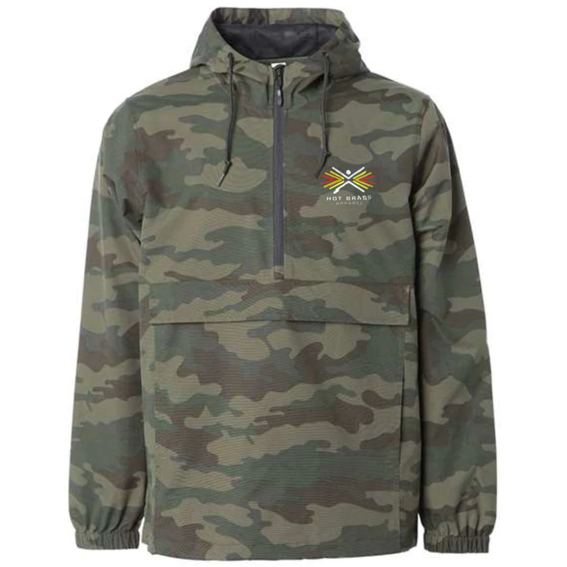 Gun Range Hot Brass Graphic Nylon Anorak